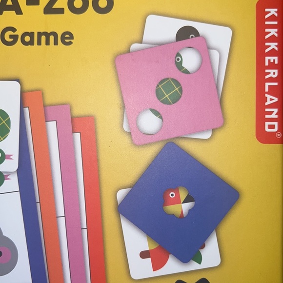 Kikkerland Peek-A-Zoo bingo game for 3-5 players ages 5+ NIB - Picture 7 of 9